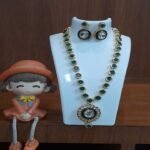 kundan Necklace with back mina