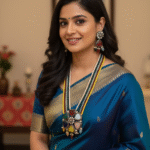 Beautiful long Necklace with Monalisa stone