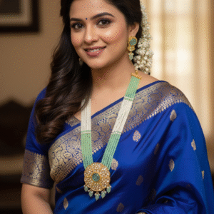 Long mint and white Long necklace