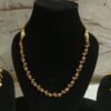 Delicate Floral CZ Necklace Set – Gold & Pearl Charm