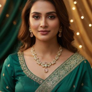 Rose Quartz & Zirconia Set