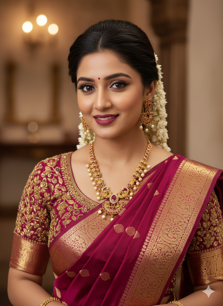 Ruby & Pearl Temple Set