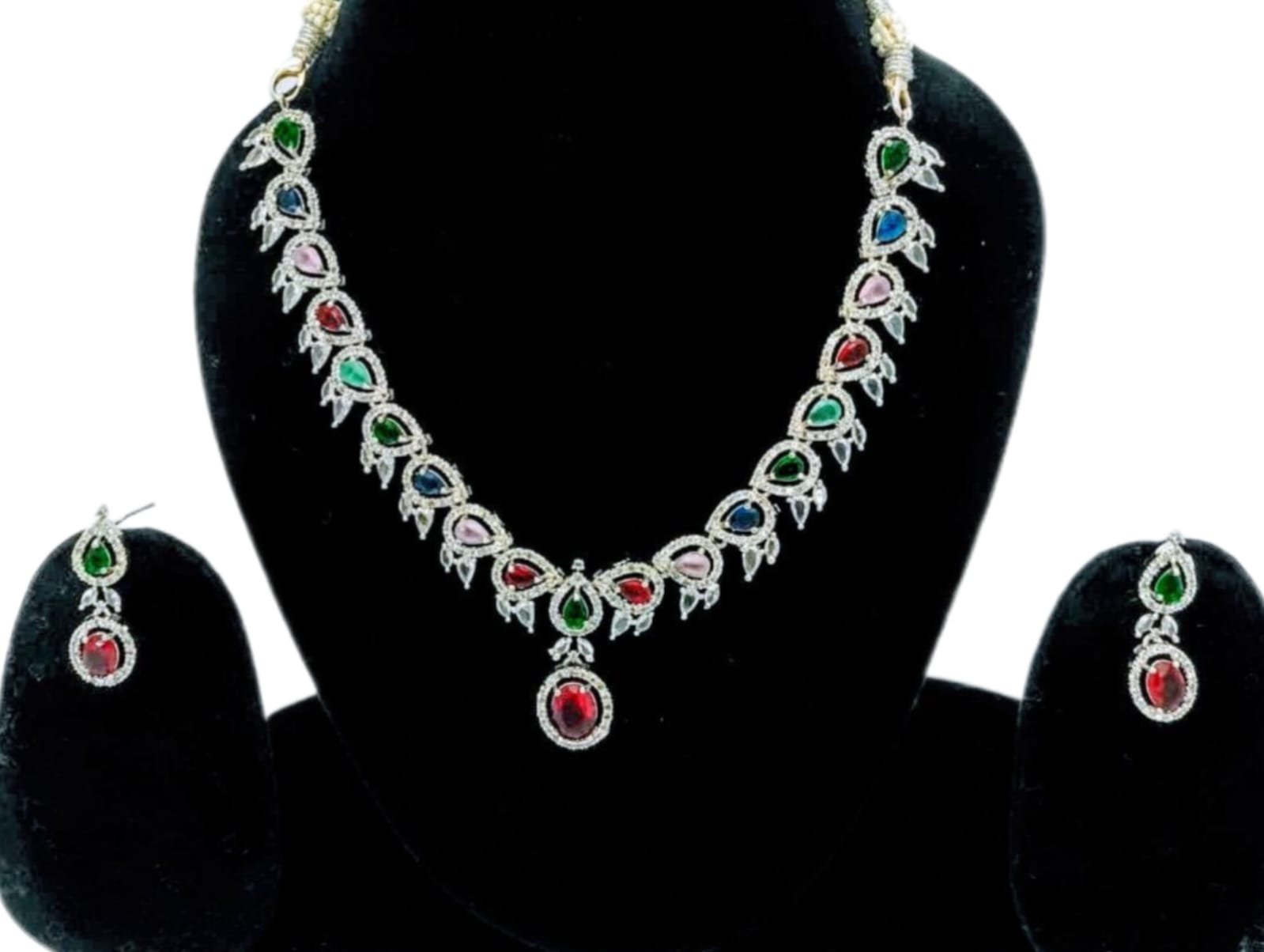 Multicolor Elegance Necklace Set