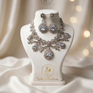 American Diamond Bridal Set
