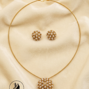 Sphere Pendant & Stud Earrings Set