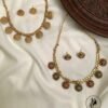 Reversible Antique Coin & Floral Motif Necklace Set