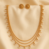 Three-Layered Gold and Pearl Guttapusalu Set