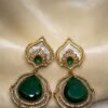 GREEN MOP EARRINGS