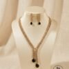 Black CZ Necklace