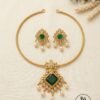 Green Traingle Pendant Chain