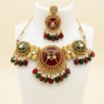 Polki Mozonite Choker ( Premium )