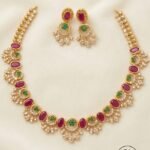 Ruby Green Cz Necklace