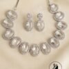 Silver CZ Necklace