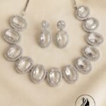 Silver CZ Necklace