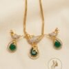 Green Peacock Pendant Set