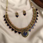 Red Blue Palaka Necklace