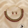 Red Green Palaka Necklace
