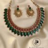 Green Red Palaka Necklace