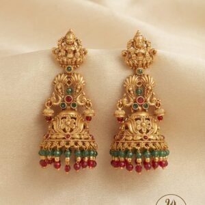 Laxmi Rubygreen Jhumka