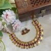 Ruby Coin Necklace